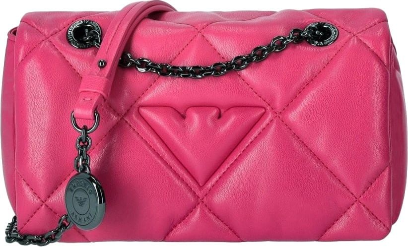 Emporio Armani Bouganvillea Small Quilted Crossbody Bag Pink Roze