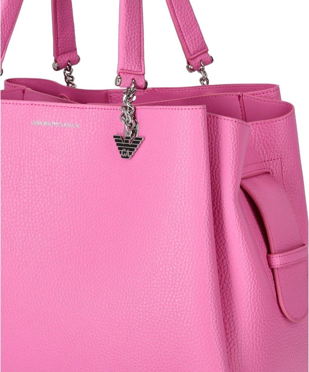 Emporio Armani Charm Pink Shopping Bag Pink Roze