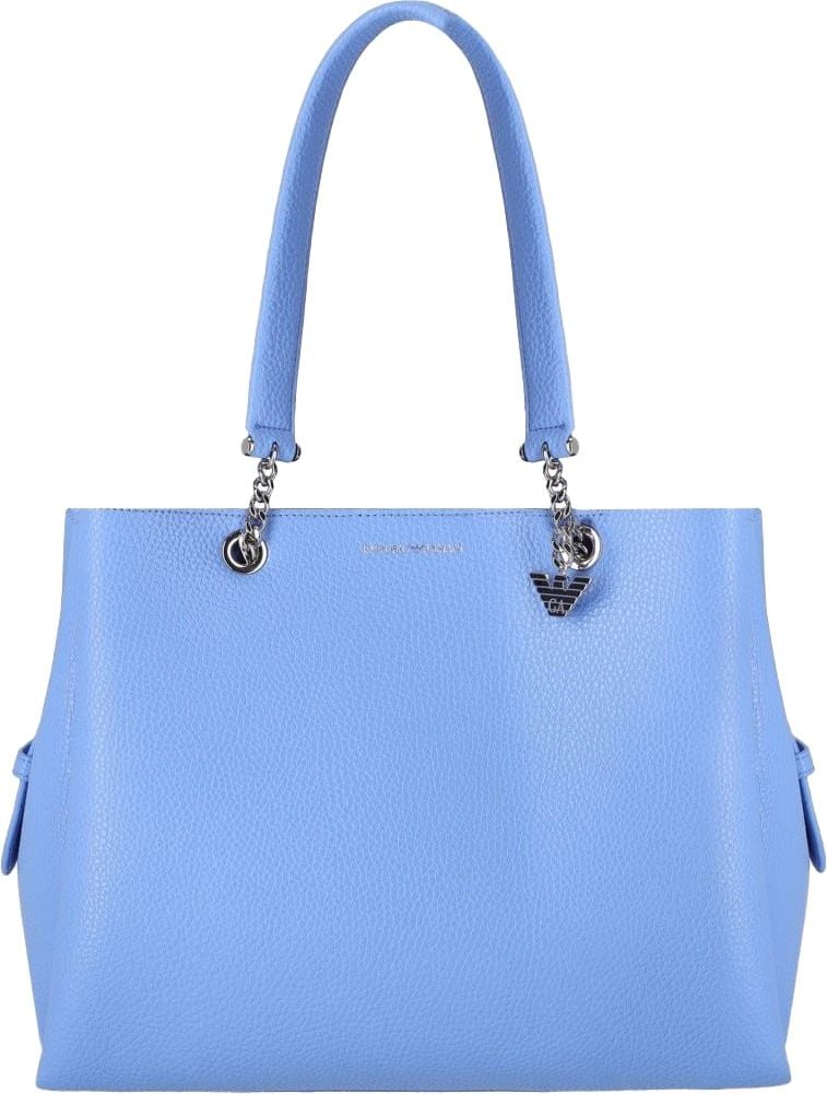 Emporio Armani Charm Light Blue Shopping Bag Blue Blauw
