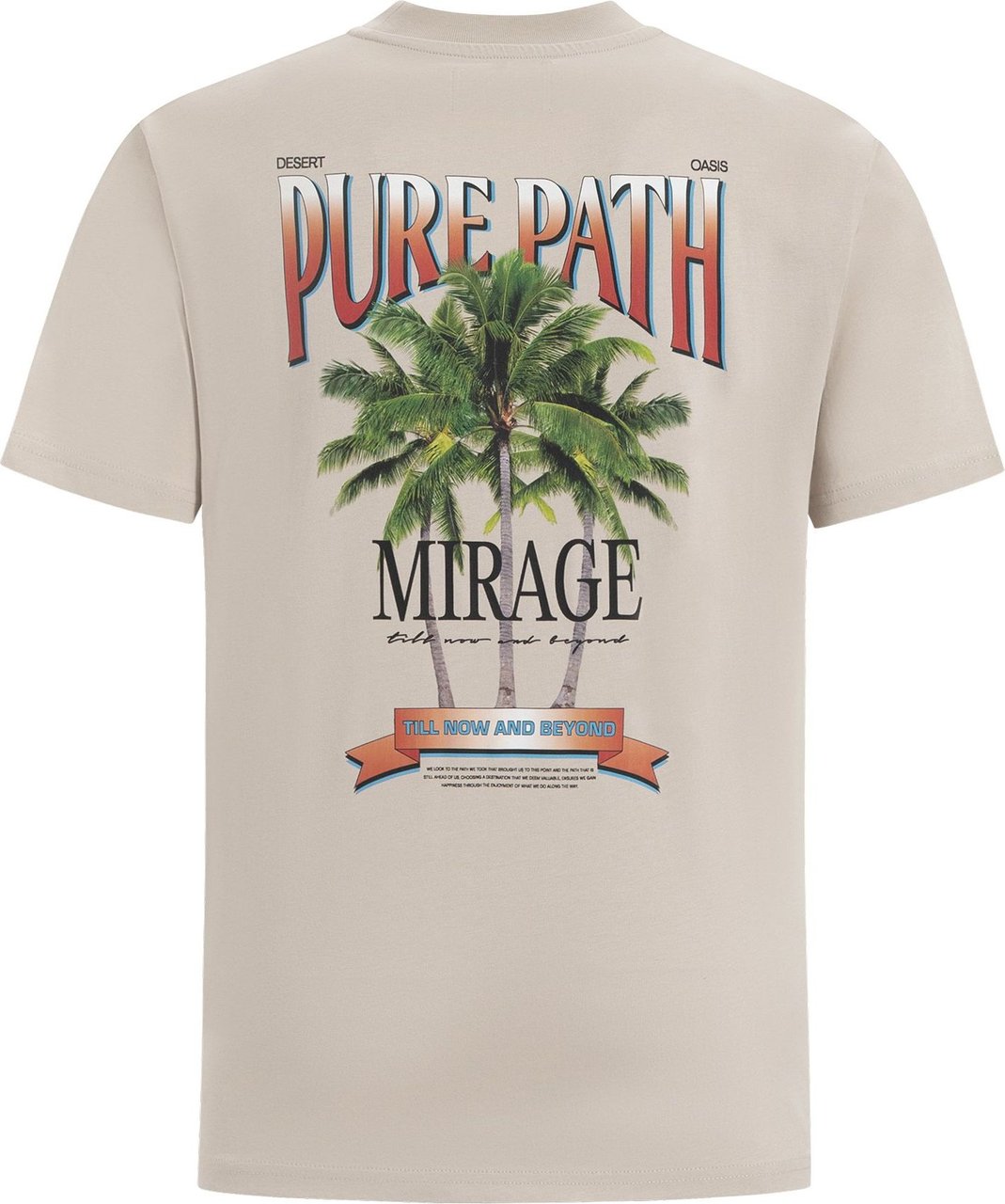 Pure Path Mirage Tee Sand Beige