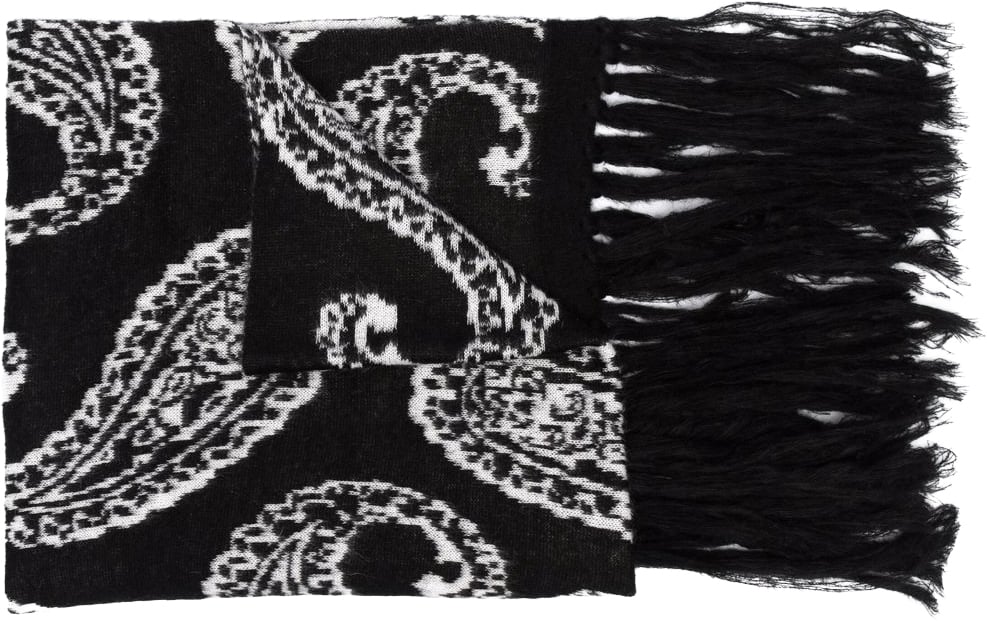 424 Scarfs Black Zwart