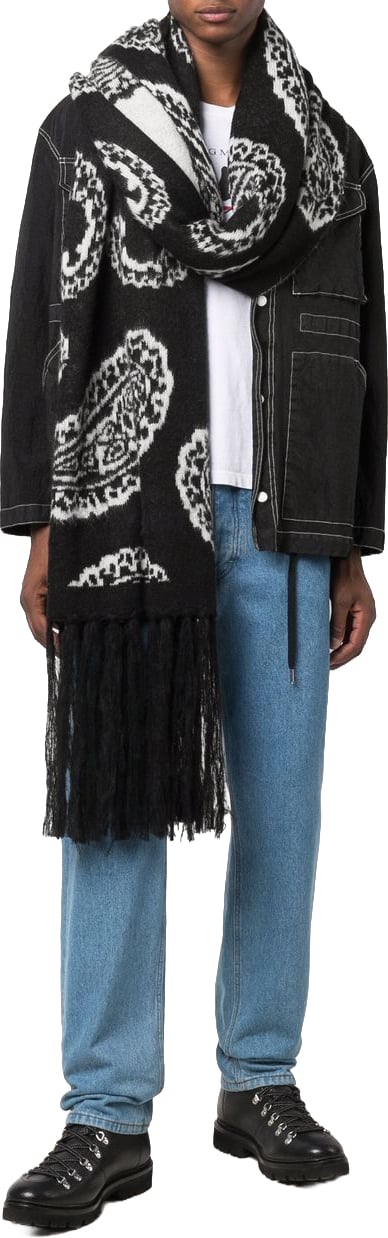 424 Scarfs Black Zwart