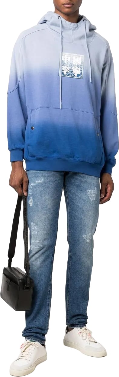 424 Straight-Leg Blue Denim Jeans With Classic Five-Pocket Styling Blauw