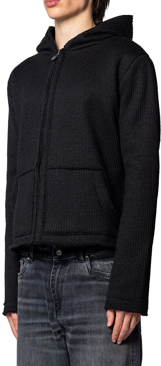 424 BABY HOODIE BLACK Zwart