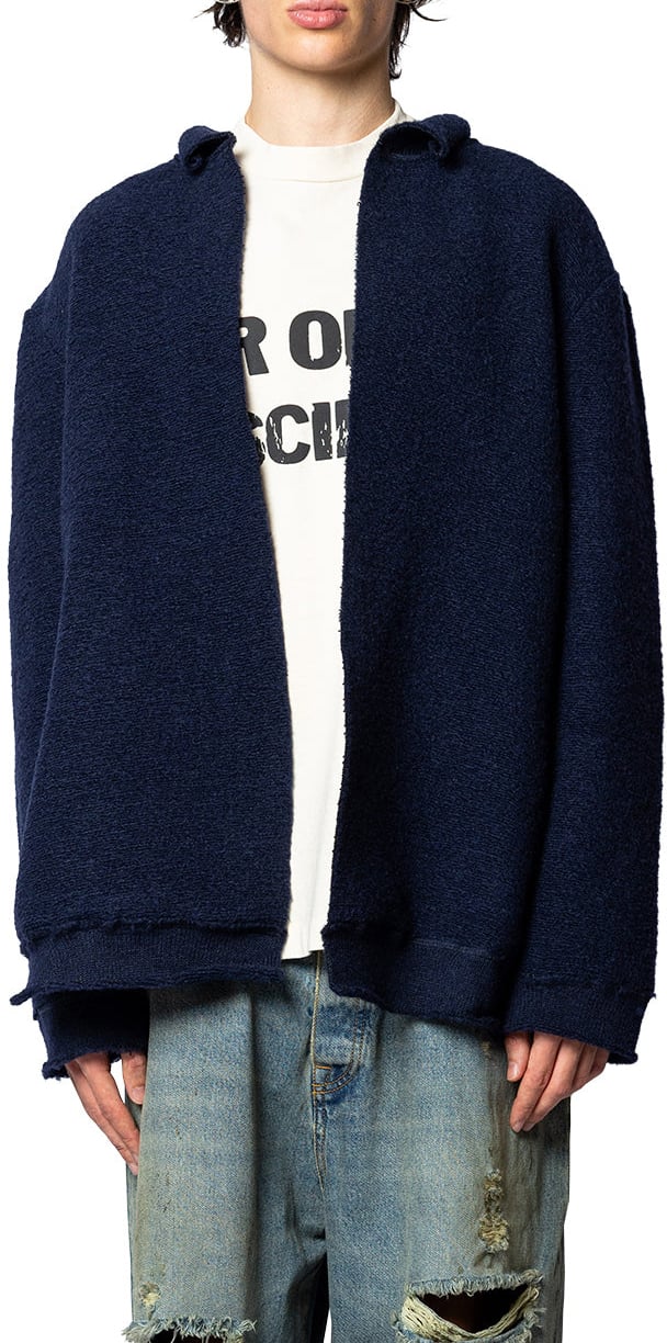 424 CARDIGAN BLUE Blauw