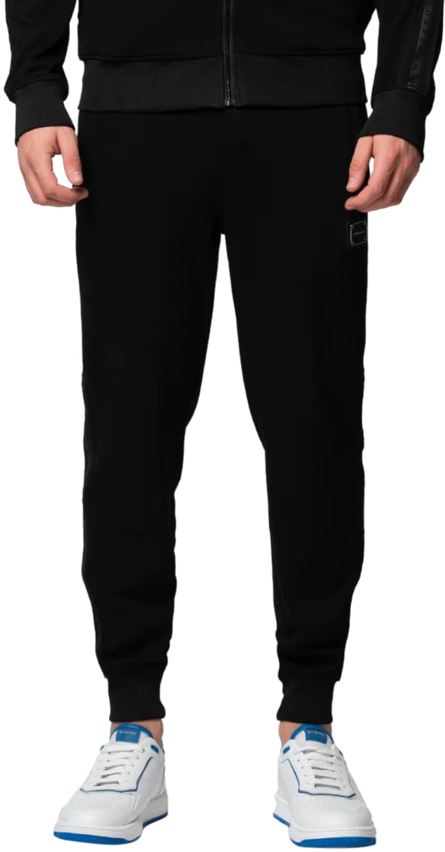 My Brand MB ESSENTIAL PIQUE BLACK TRACK PANTS | BLACK Zwart