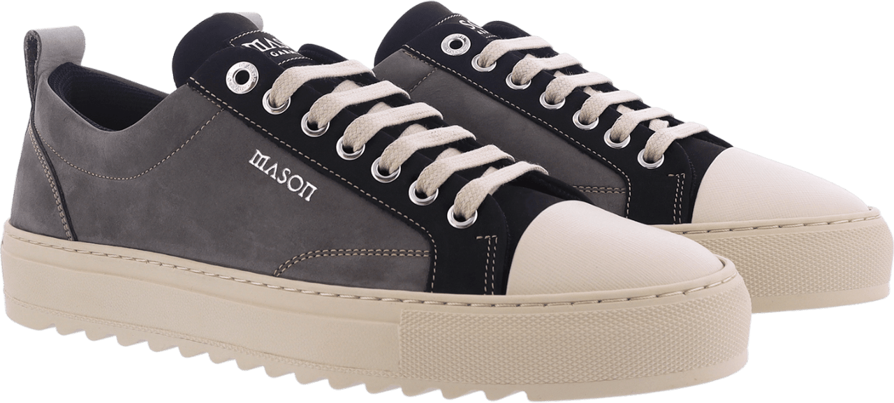 Mason Garments Heren Astro Sneaker Grijs/Beige Grijs