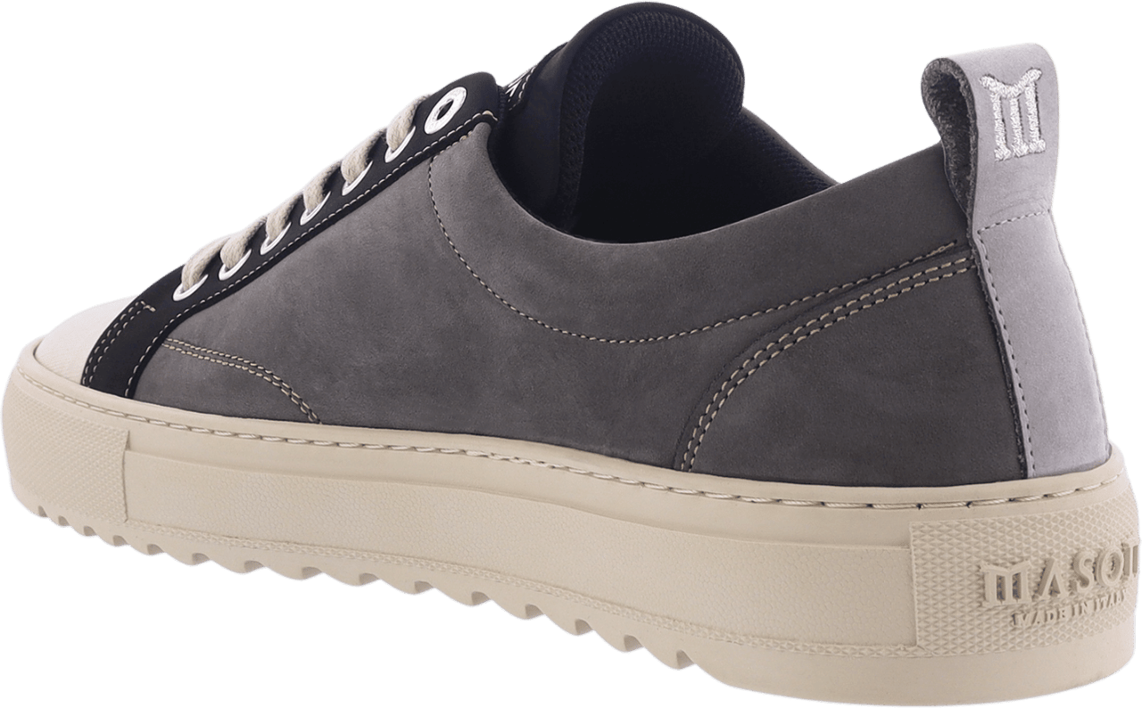 Mason Garments Heren Astro Sneaker Grijs/Beige Grijs