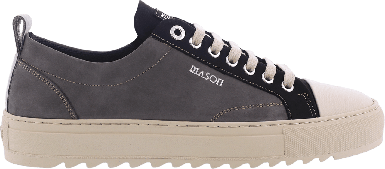 Mason Garments Heren Astro Sneaker Grijs/Beige Grijs