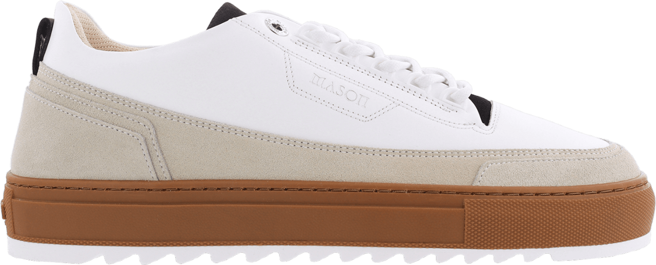 Mason Garments Heren Firenze Sneaker Beige/Wit Beige