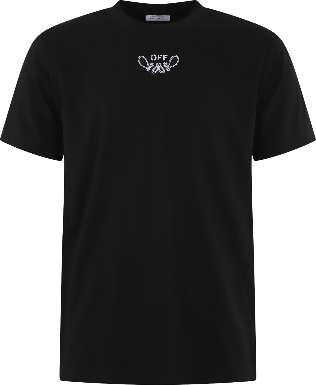 OFF-WHITE Heren Bandana Arrow T-Shirt Zwart Zwart