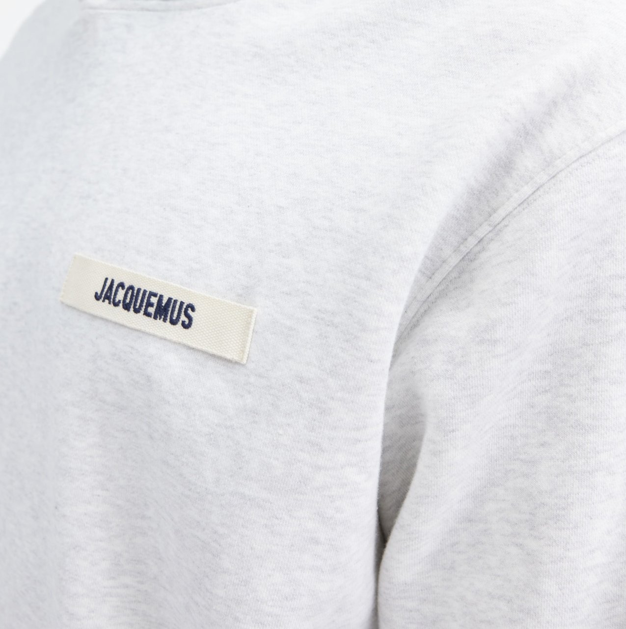 Jacquemus Le hoodie gros grain grey Grijs