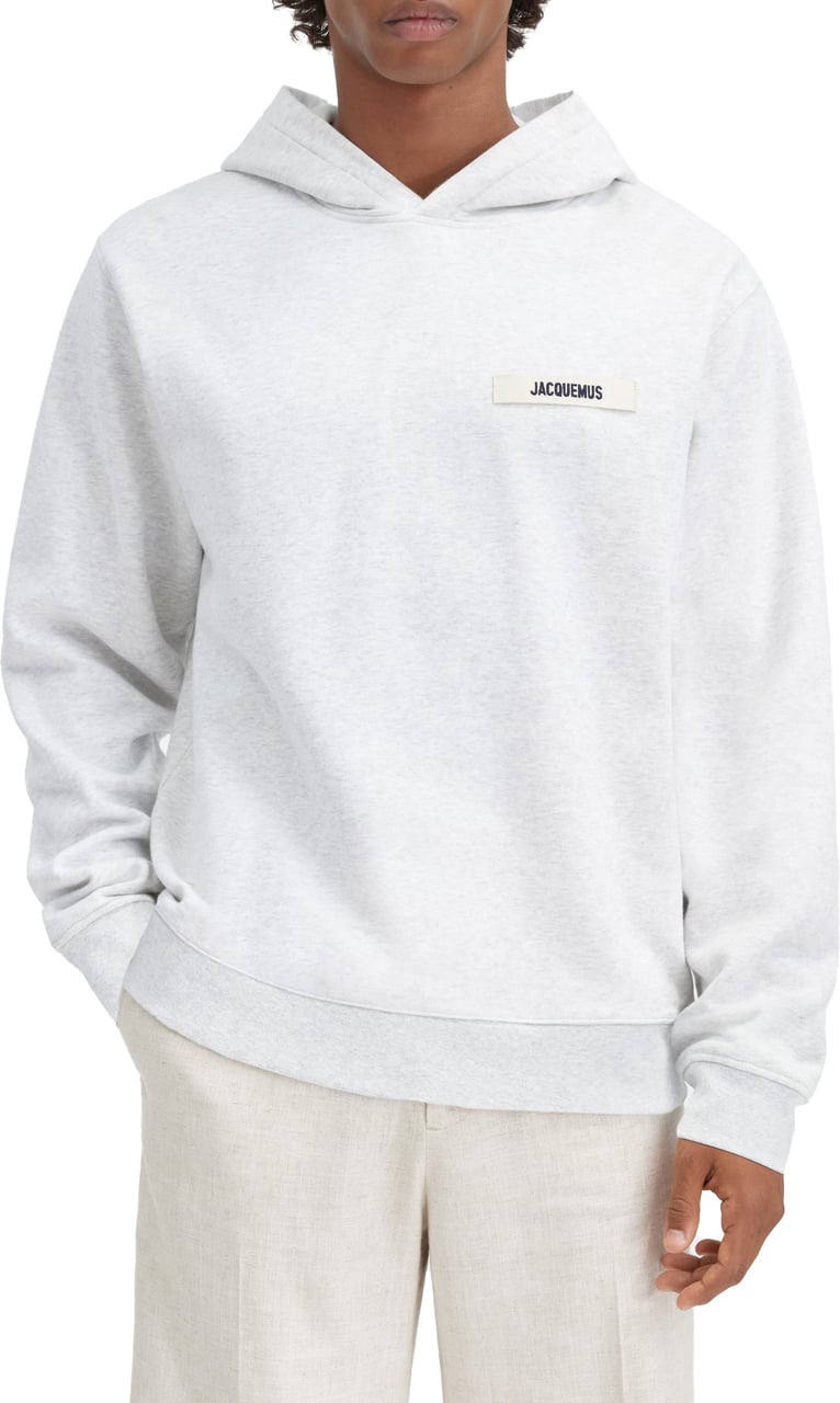 Jacquemus Le hoodie gros grain grey Grijs