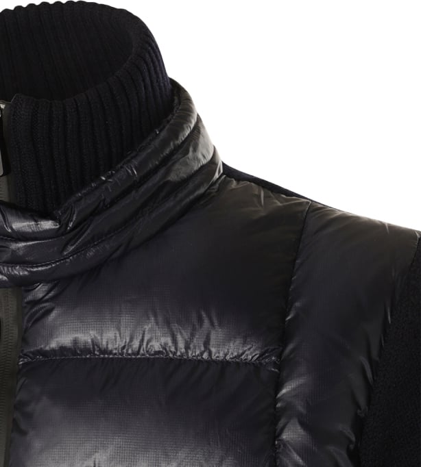 Moncler Cardigan Tricot Grenoble Blauw
