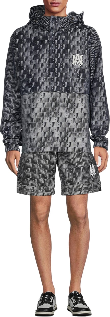 Amiri Jacquard Anorak Blauw