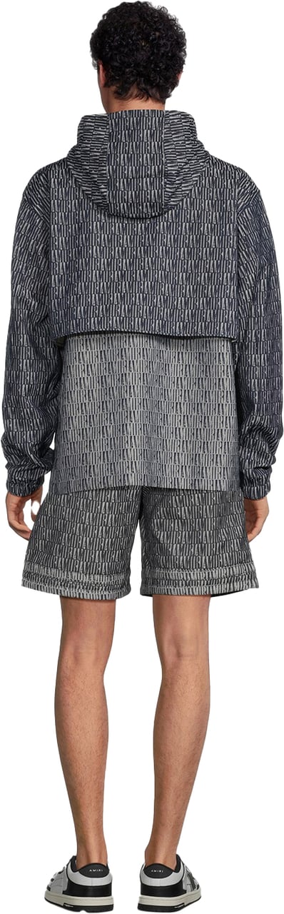 Amiri Jacquard Anorak Blauw