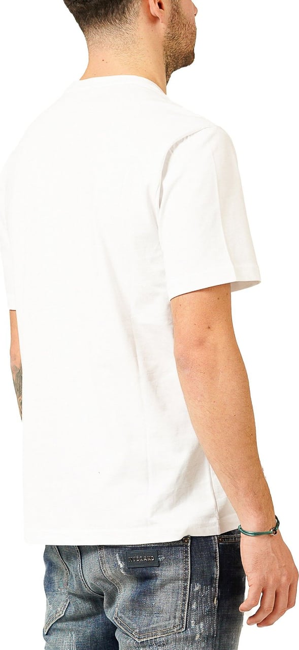 My Brand Logo White T-shirt Beige