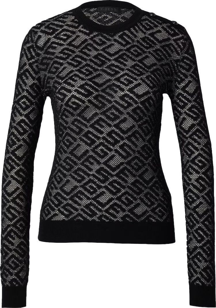 Guess Chelsea Logo Sweater Dames Zwart Zwart