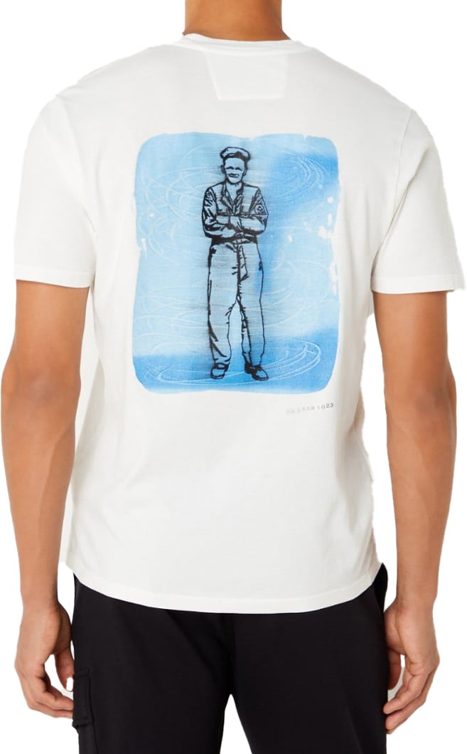 CP Company witte t-shirt Wit