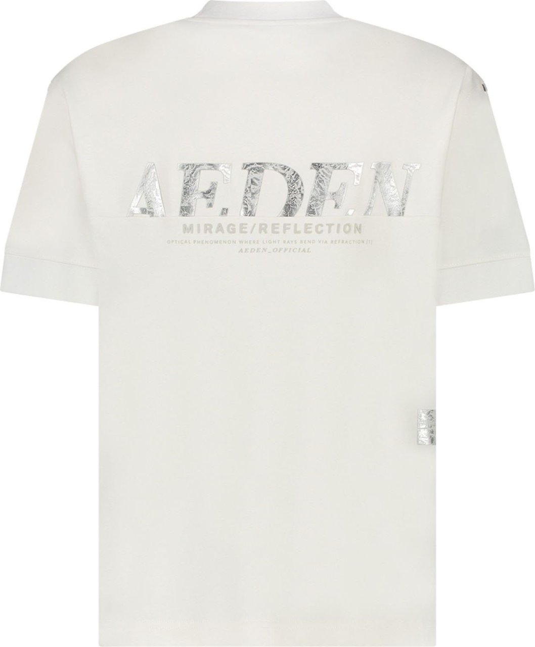 Aeden Aeden Heren T-shirt Wit A22242824/101 Dan Wit