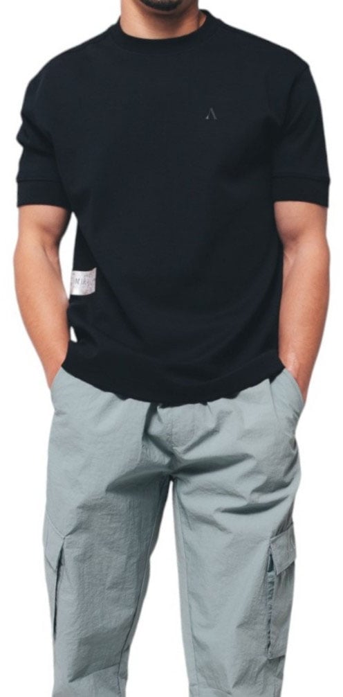 Aeden Heren T-shirt Zwart Zwart