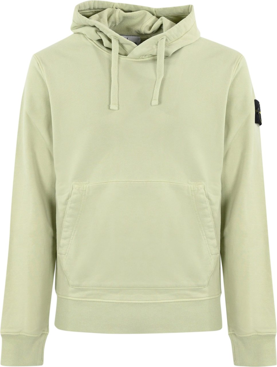 Stone Island Hoodie with logo patch Groen