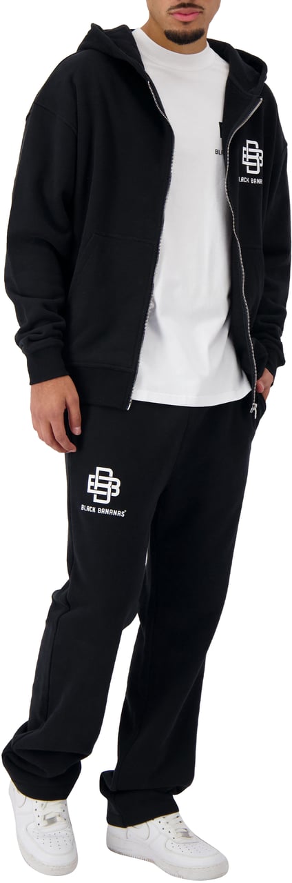 Black Bananas City Zipper Hoody Zwart