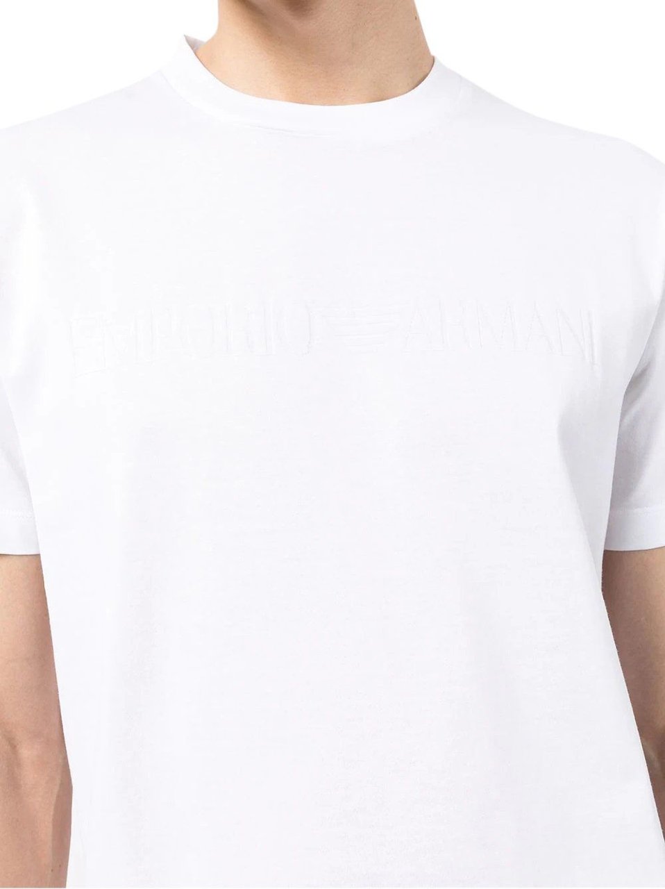 Emporio Armani t-shirt white Wit