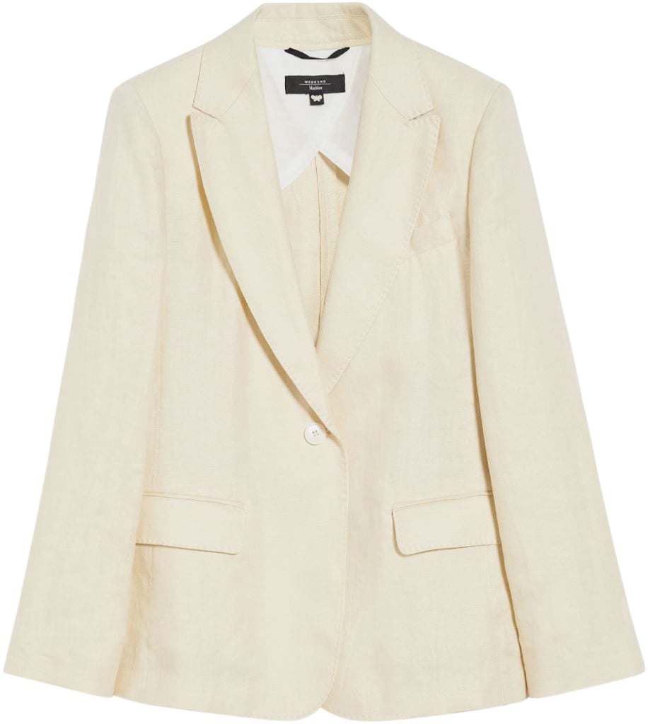 Max Mara Max Mara Weekend Nalut Sand Single-breasted Blazer Beige Beige