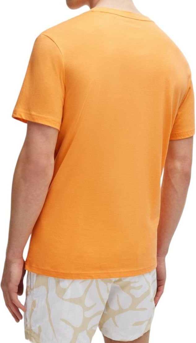Hugo Boss Boss Heren T-shirt Oranje 50503276/813 T-SHIRT Oranje