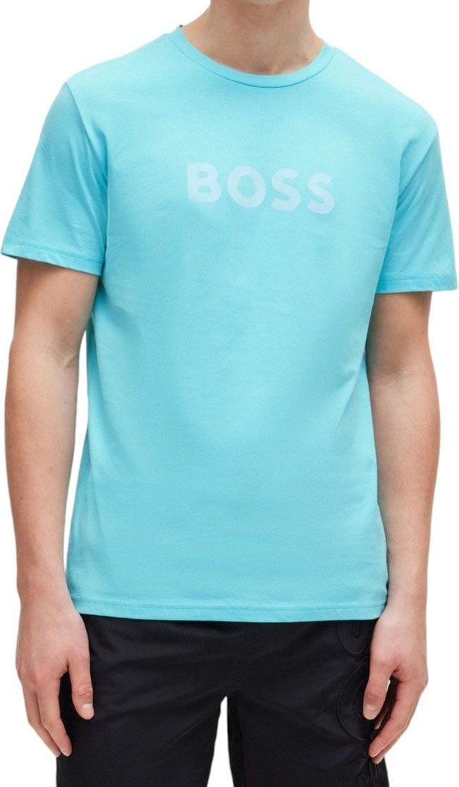 Hugo Boss Boss Heren T-shirt Blauw 50503276/442 T-SHIRT Blauw