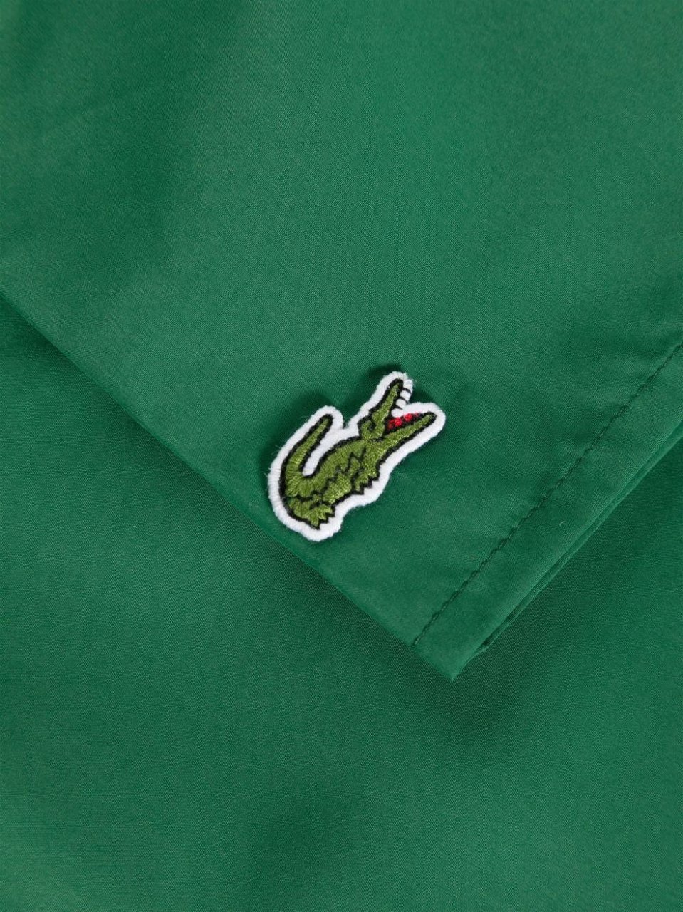 Lacoste short de bain a patch logo Groen