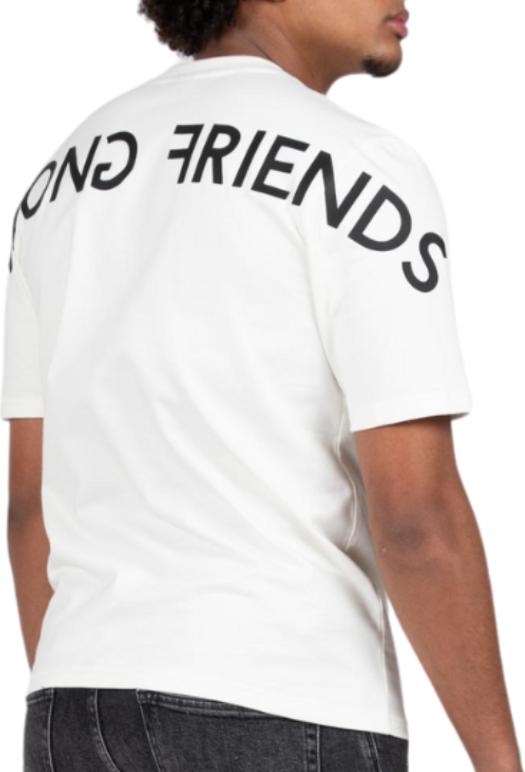 Wrong Friends NAAS T-SHIRT - COCONUT WHITE Wit
