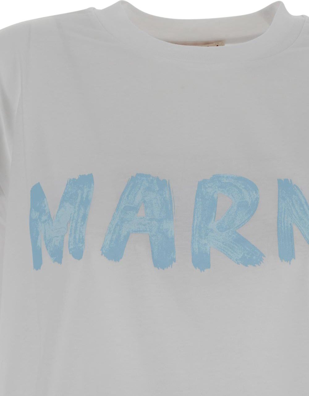 Marni T-shirt Logo - Lily White Wit