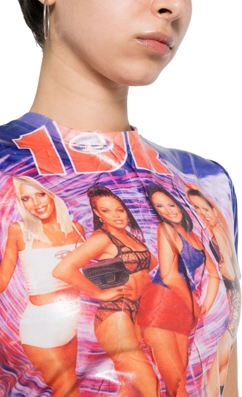 Diesel Printed T-Shirt Divers