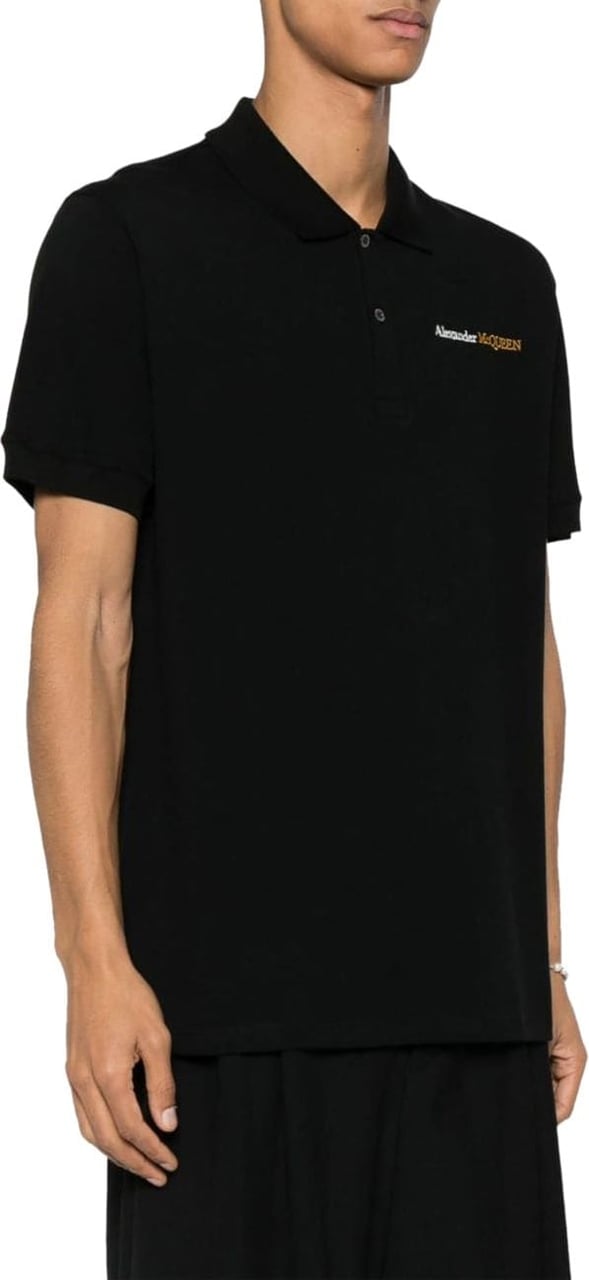 Alexander McQueen T-shirts And Polos Black Zwart