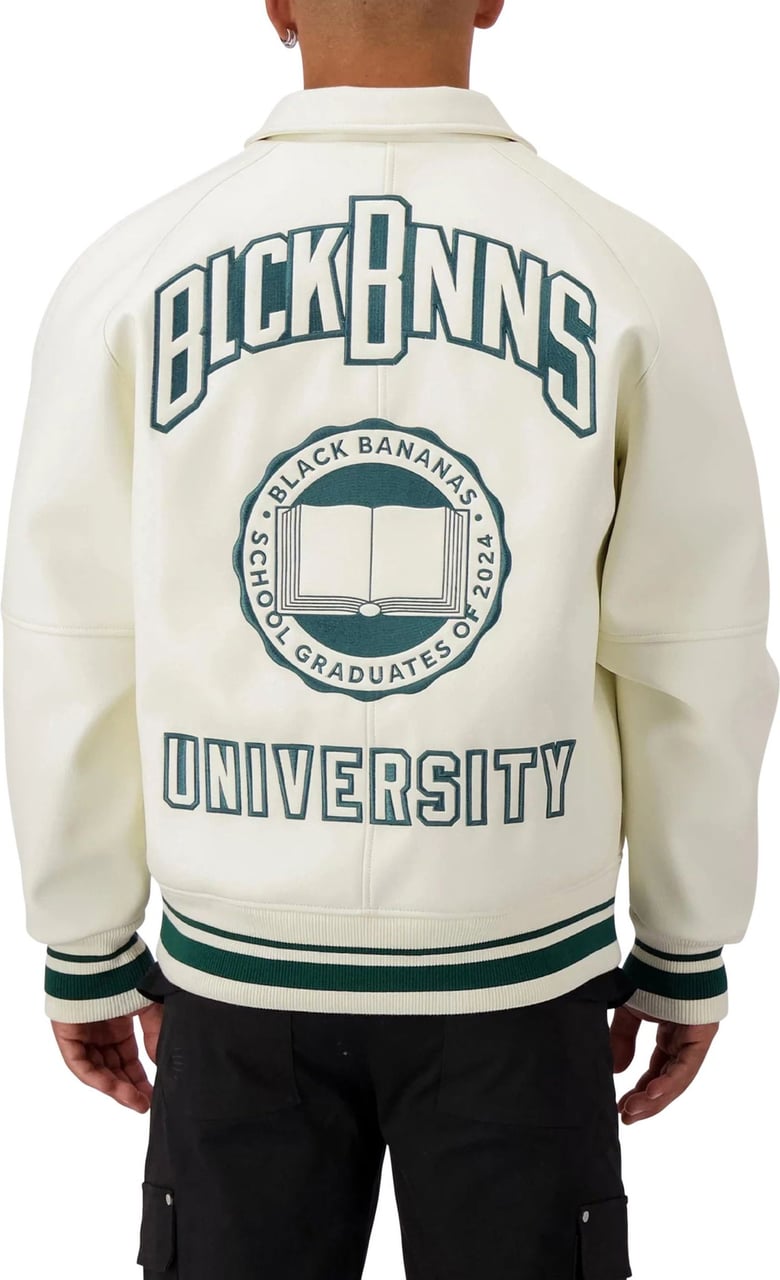 Black Bananas University Jacket Beige