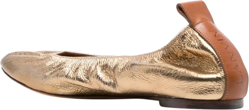 Lanvin Flat shoes Golden Gold Goud