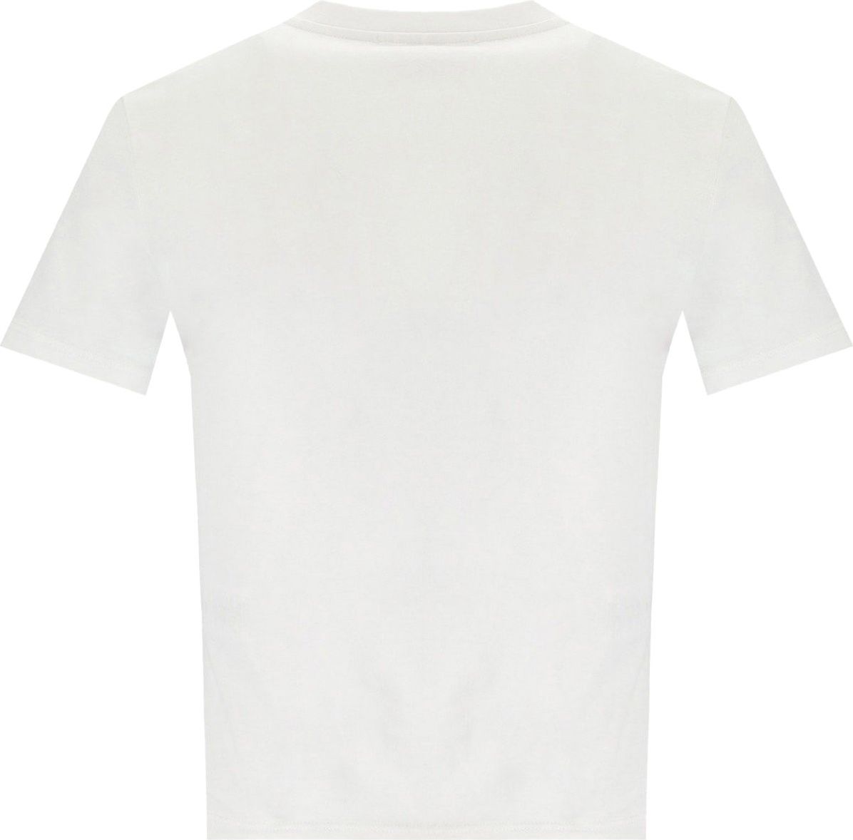 Elisabetta Franchi White Cropped T-shirt White Wit