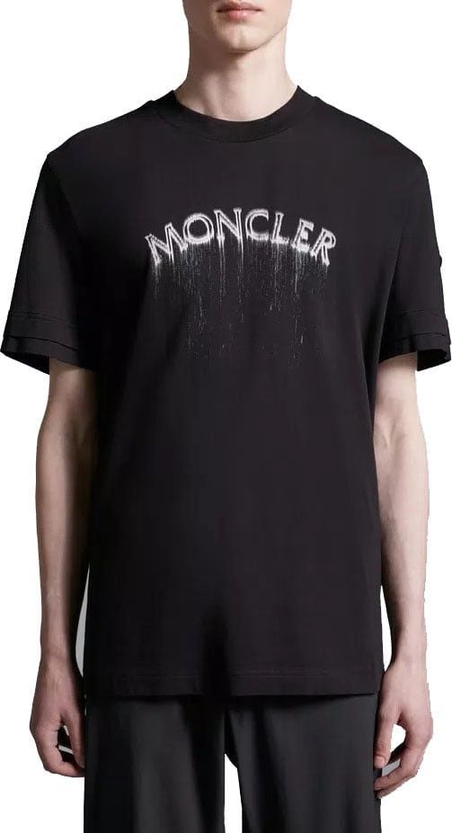 Moncler ss Tshirt black Zwart