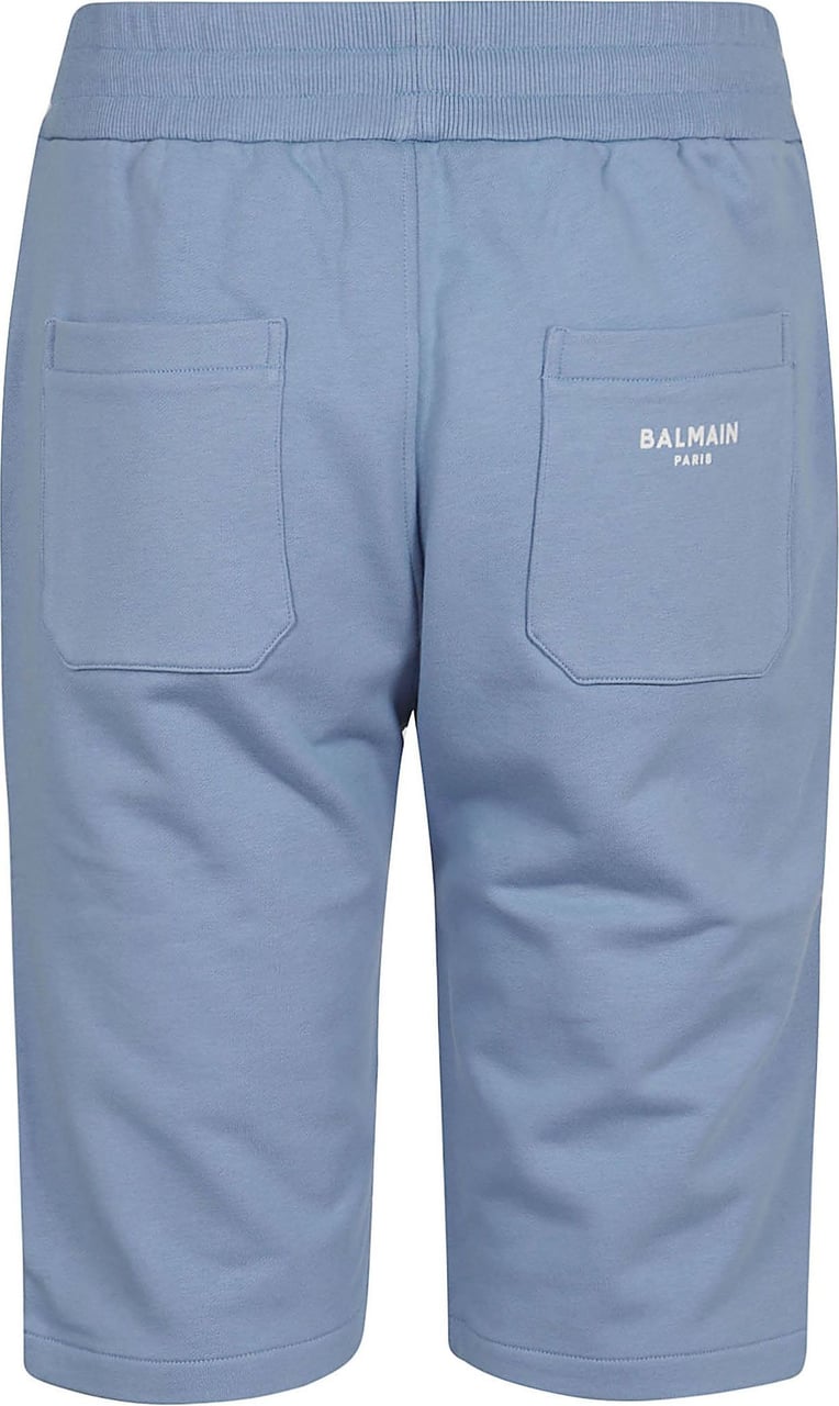 Balmain balmain flock bermuda shorts Blauw