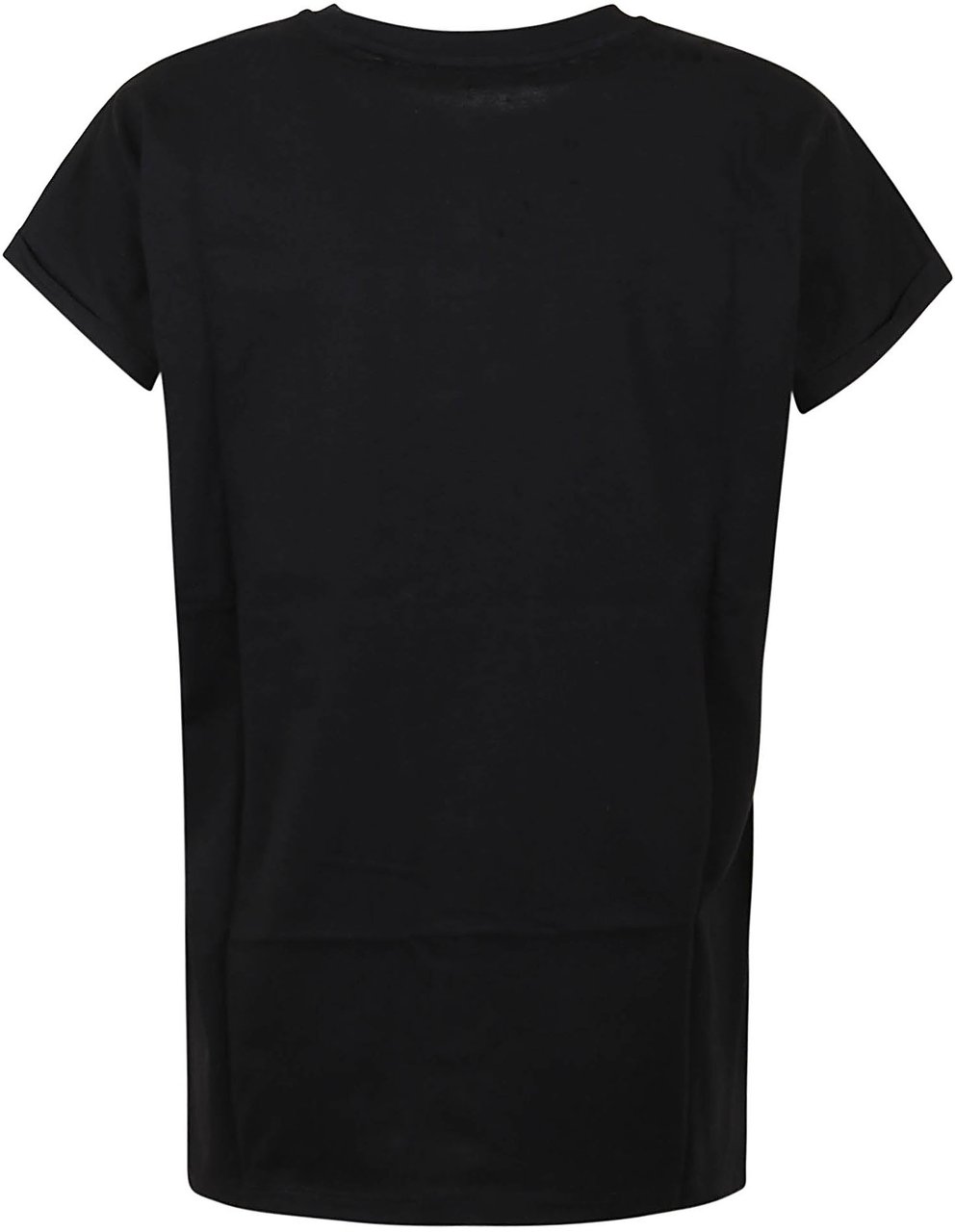 Balmain balmain flock detail tshirt Zwart