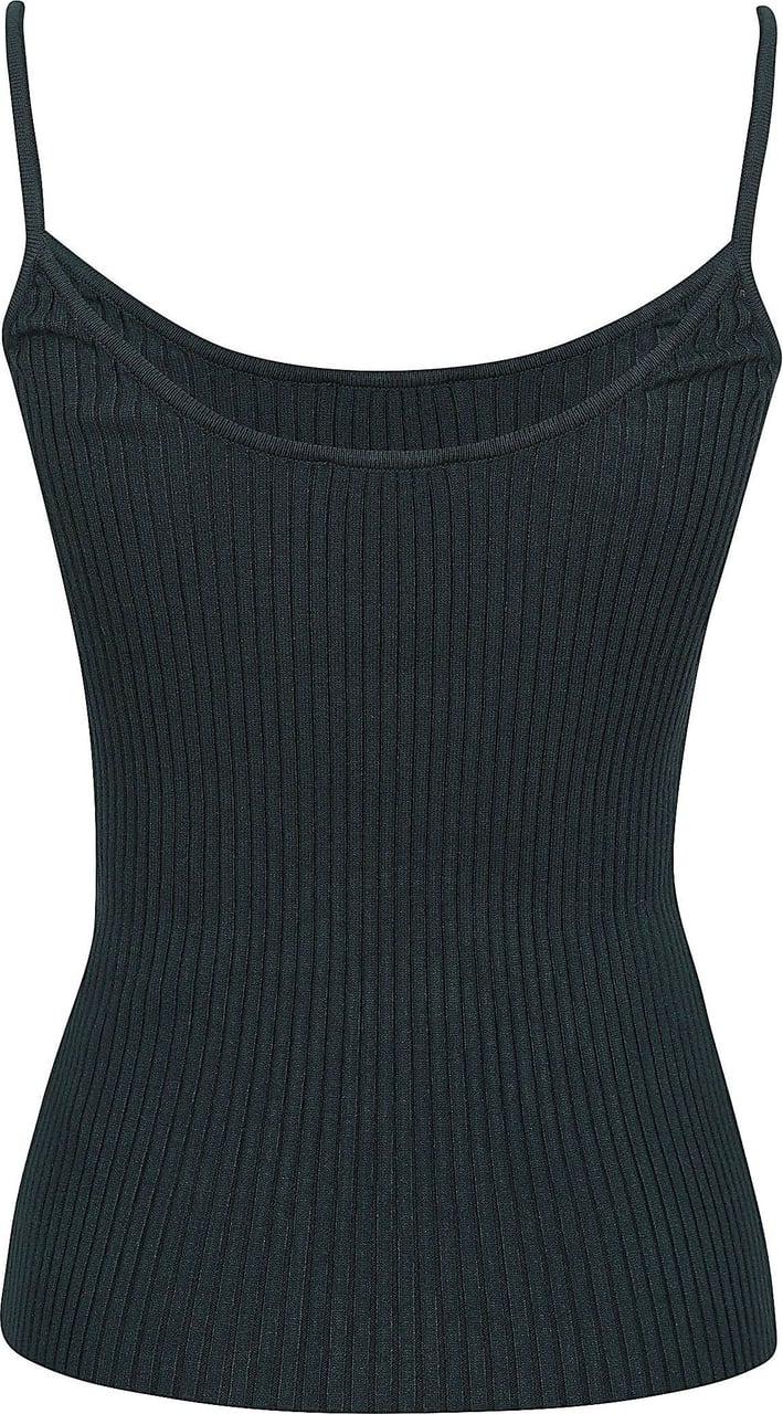 COURREGES reedition knit tank top Groen