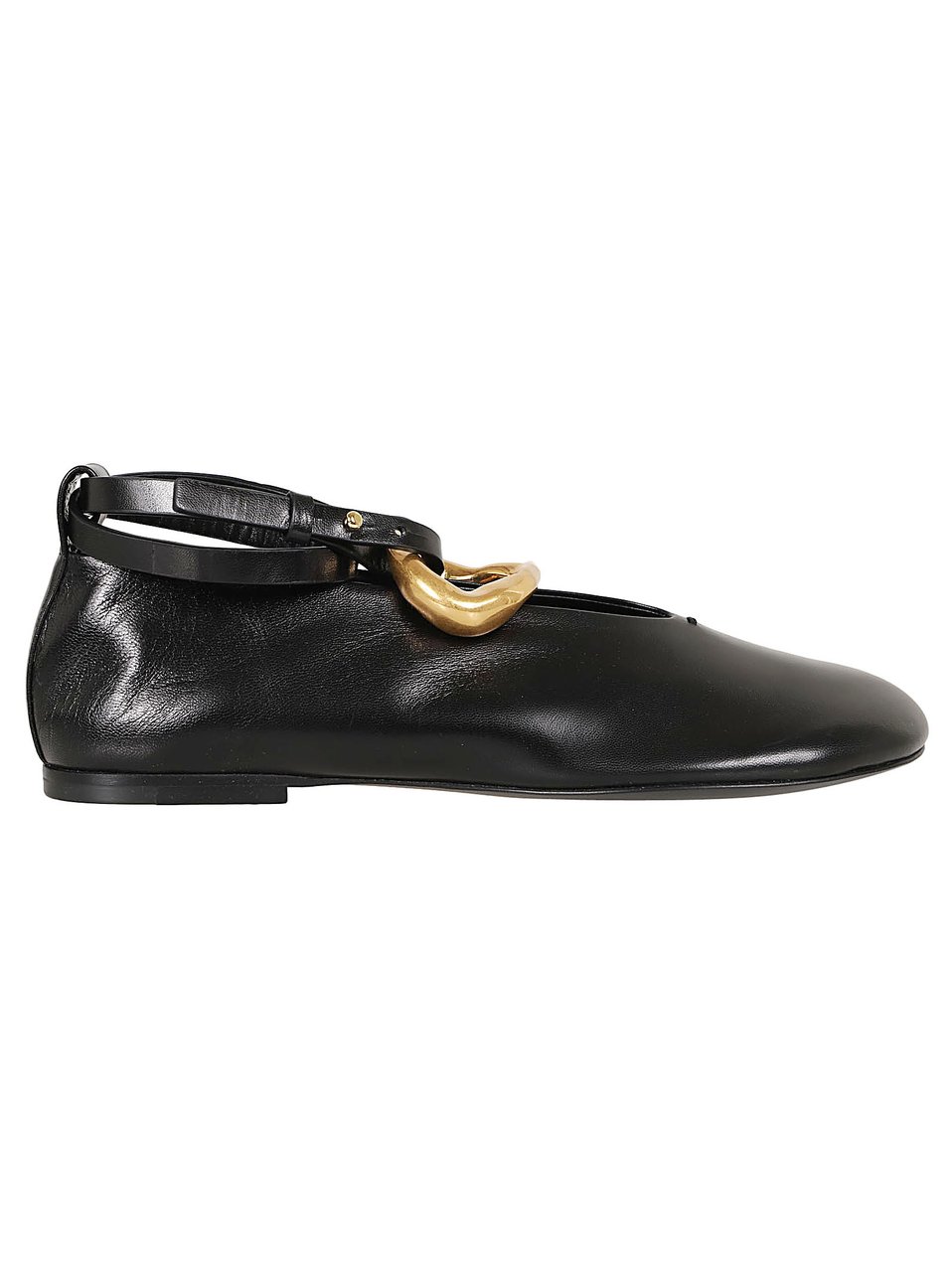 Jil Sander ballerina Zwart
