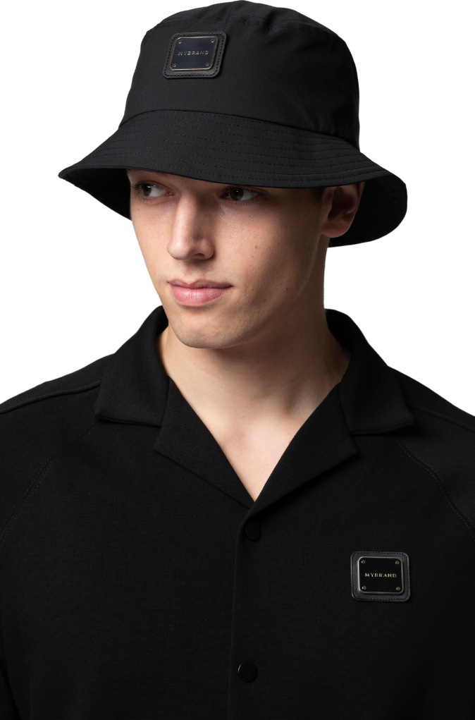 My Brand Mb Pique Black Hat Zwart
