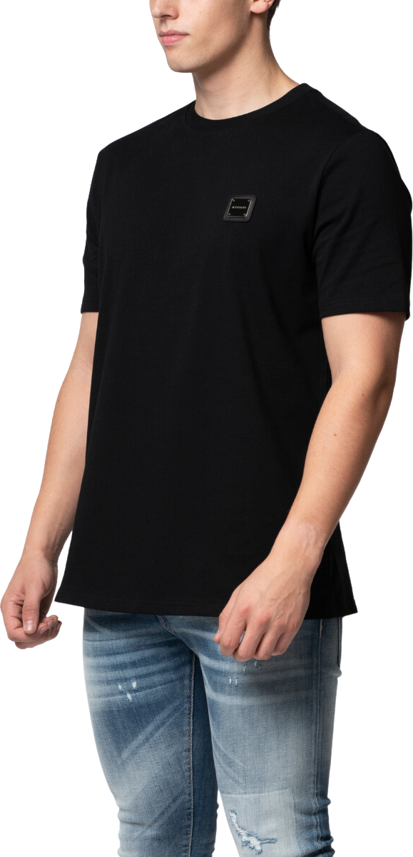 My Brand Mb Essential Pique Black T-shirt Zwart