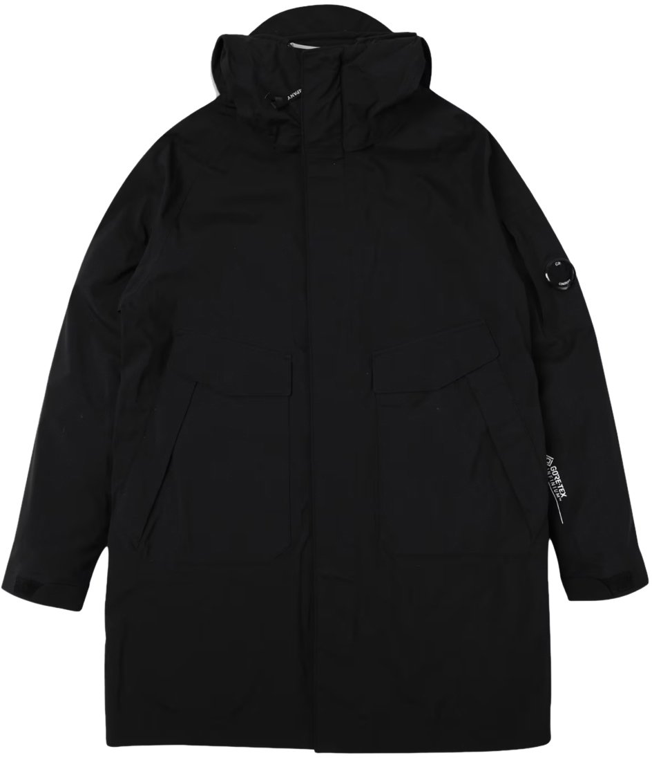 CP Company Gore-tex Infinium Parka Coat Zwart