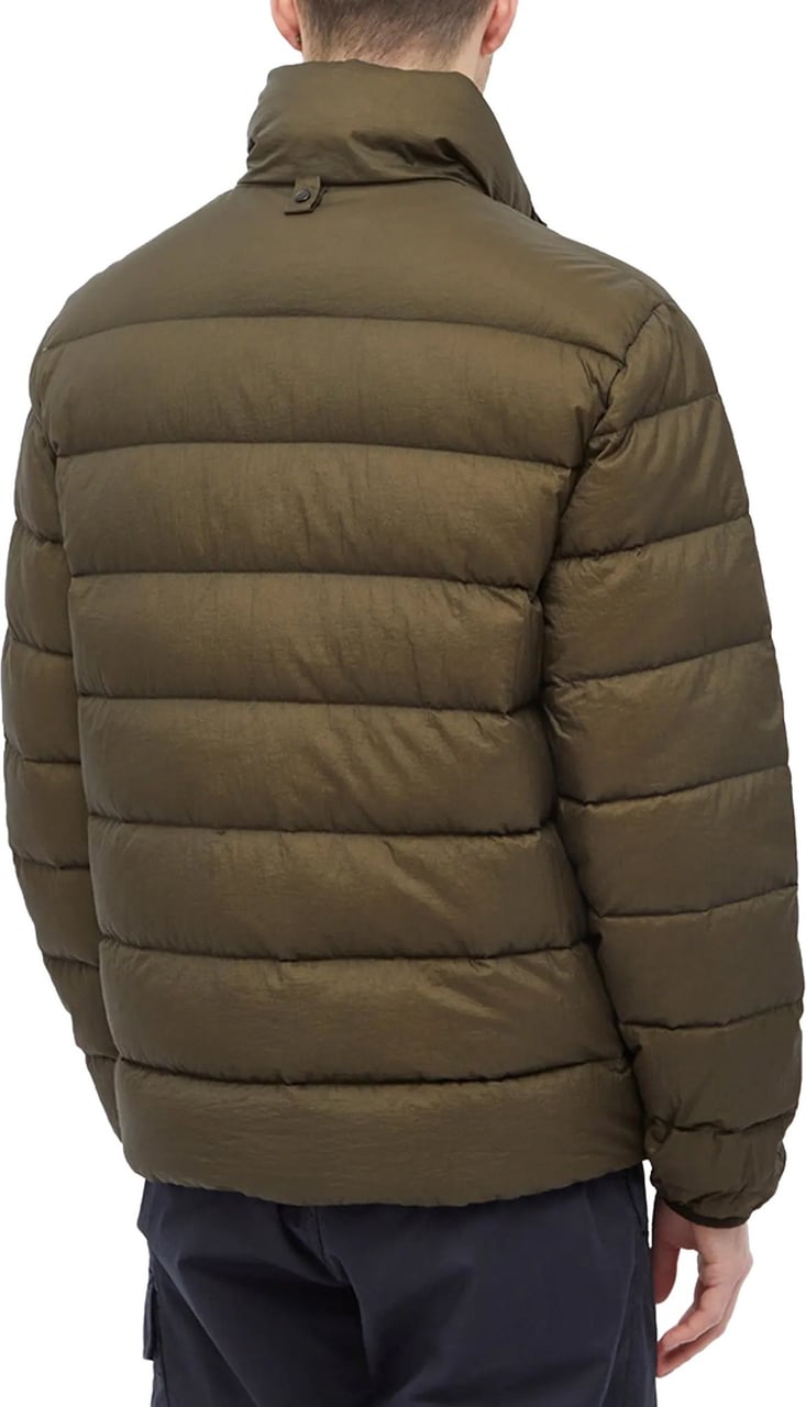 CP Company Stand Collar Down Jacket Groen