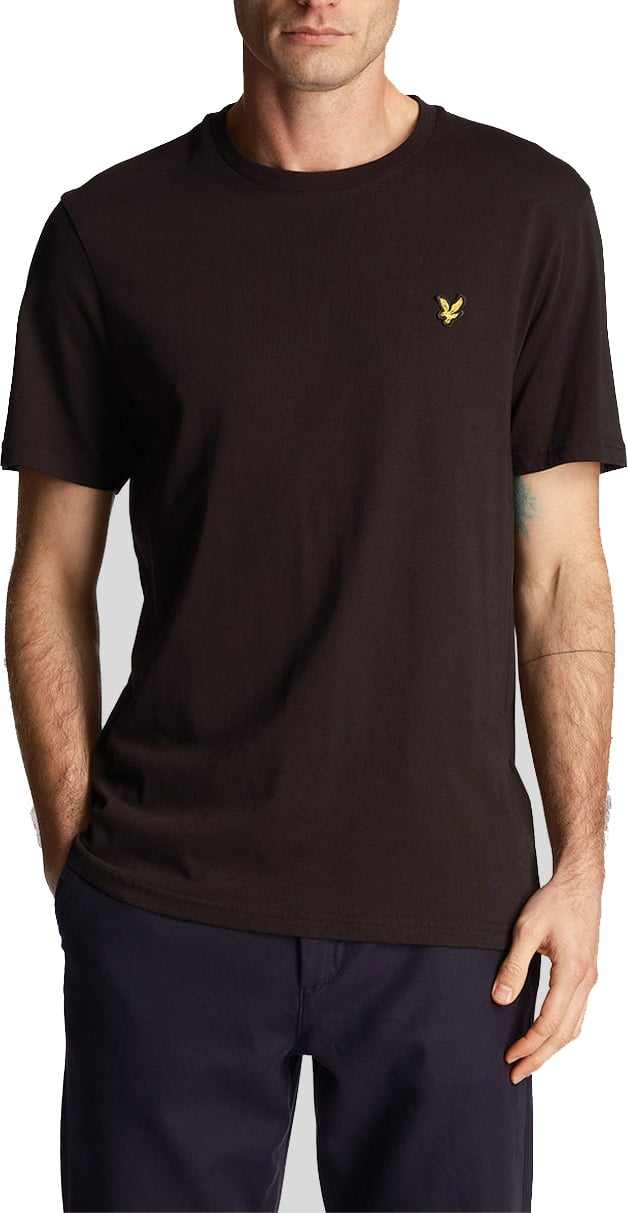 Lyle & Scott Plain Tee Jet Black Zwart