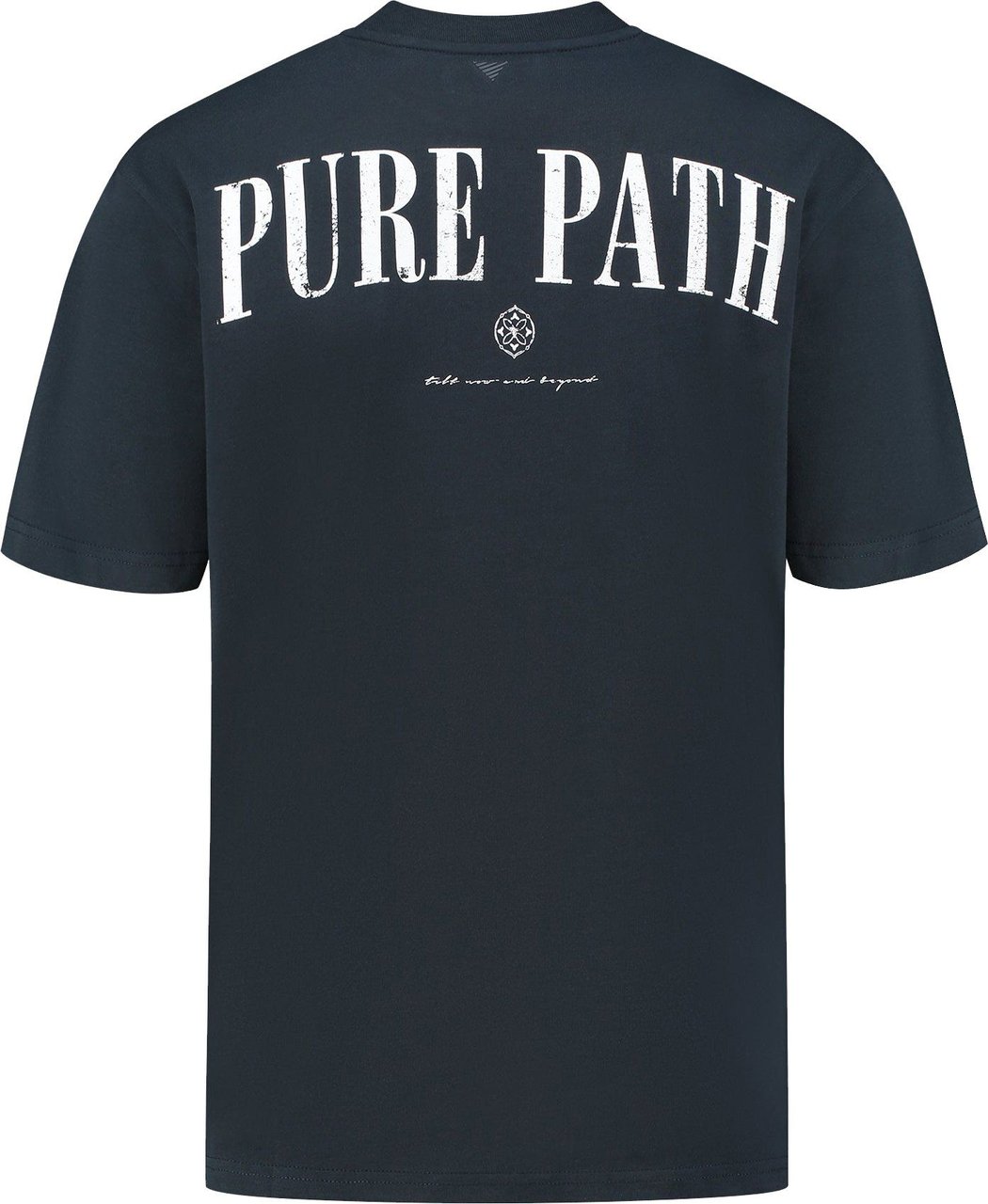 Pure Path Vintage logo tee Blauw